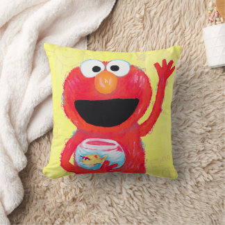 Sesamstraße | Elmo mit Goldfish Kissen