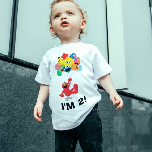 Sesamstraße | Elmo & Pals - 2. Geburtstag Baby T-shirt (Von Creator hochgeladen)