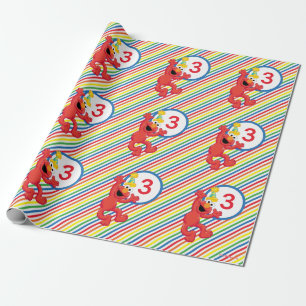 Sesamstraße Elmo — Rainbow Birthday Geschenkpapier