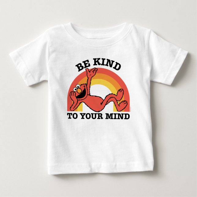 Sesamstraße | Elmo Seien Sie freundlich zu Ihnen Baby T-shirt (Vorderseite)