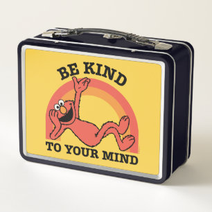 Sesamstraße Elmo Seien Sie freundlich zu Ihnen Metall Brotdose