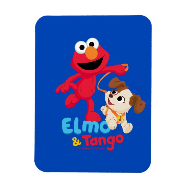 Sesamstraße | Elmo & Tango Running Magnet (Vertikal)