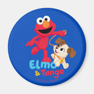Sesamstraße Elmo & Tango Running Magnet