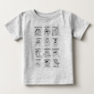 Sesamstraße Emotionen und Gefühle Baby T-shirt