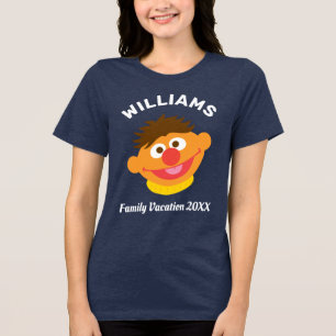 Sesamstraße   Ernie Familienurlaub Tri-Blend Shirt