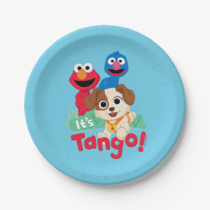 Sesamstraße Es ist Tango mit Elmo & Grover Pappteller