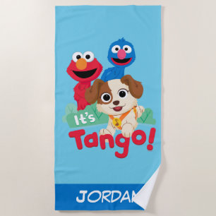 Sesamstraße Es ist Tango mit Elmo & Grover Strandtuch