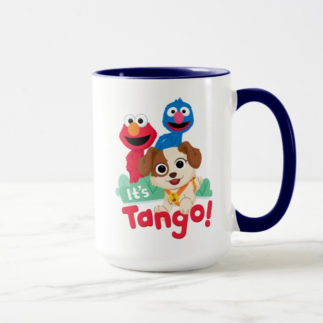 Sesamstraße | Es ist Tango mit Elmo & Grover Tasse (Rechts)