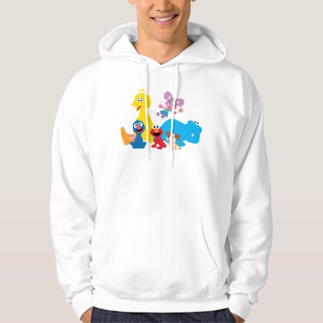 Sesamstraße | Farbenfrohe Sesamstraße Pals Hoodie (Vorderseite)