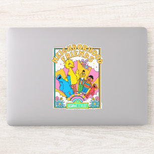 Sesamstraße   Freunde der Nachbarschaft Aufkleber