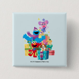 Sesamstraße-Freunde und Geschenke Button