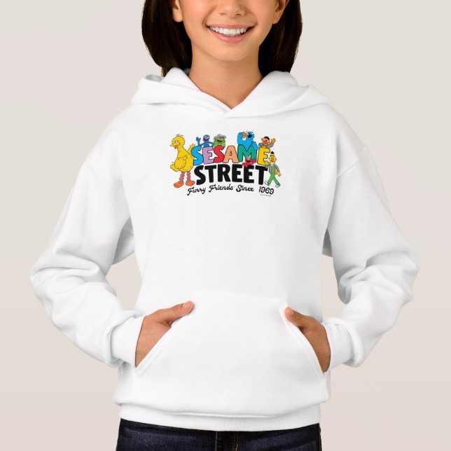 Sesamstraße | Furry Friends seit 1969 Hoodie (Vorderseite)