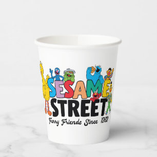 Sesamstraße Furry Friends seit 1969 Pappbecher