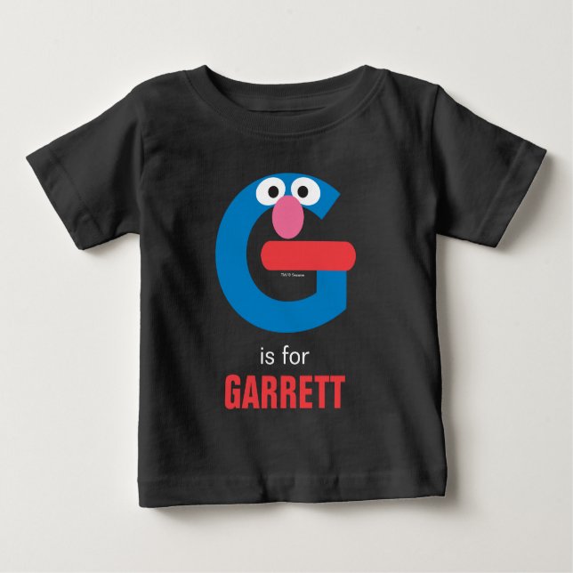 Sesamstraße | G ist für Grover Baby T-shirt (Vorderseite)