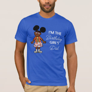 Sesamstraße Gabrielle Birthday Girl's Vater T-Shirt
