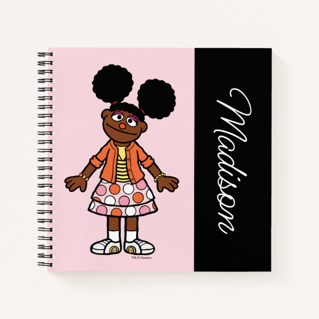 Sesamstraße | Gabrielle Portrait Notizbuch (Vorderseite)