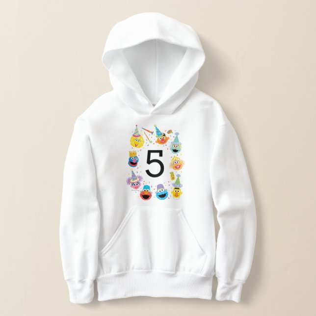 Sesamstraße Geburtstagskonfetti Hoodie (Ablage )