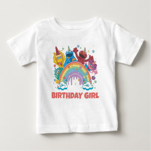 Sesamstraße Geburtstagsmädchen Baby T-shirt