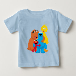Sesamstraße Group Hug Baby T-shirt