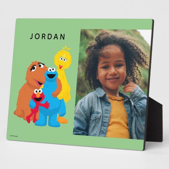 Sesamstraße | Group Hug | Name hinzufügen Fotoplatte (Seite)