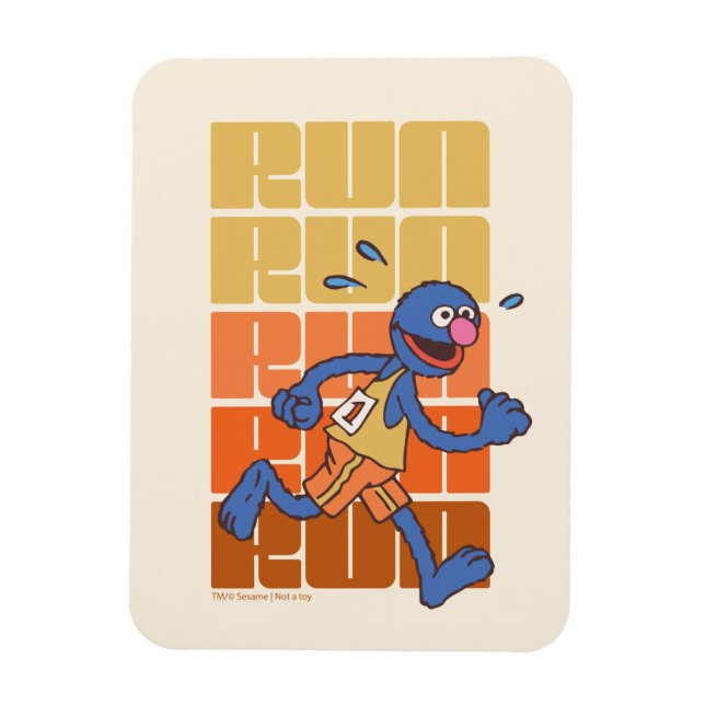 Sesamstraße | Grovers Runs Magnet (Vertikal)