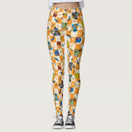 Sesamstrasse Halloween Kegelmuster Leggings