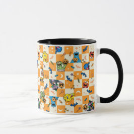 Sesamstrasse Halloween Kegelmuster Tasse