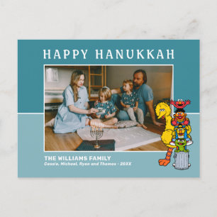 Sesamstraße Happy Hanukkah Feiertagspostkarte