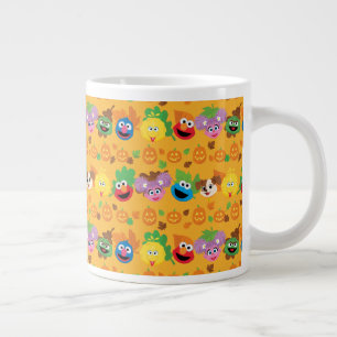 Sesamstraße Herbstlaub-Muster Jumbo-Tasse