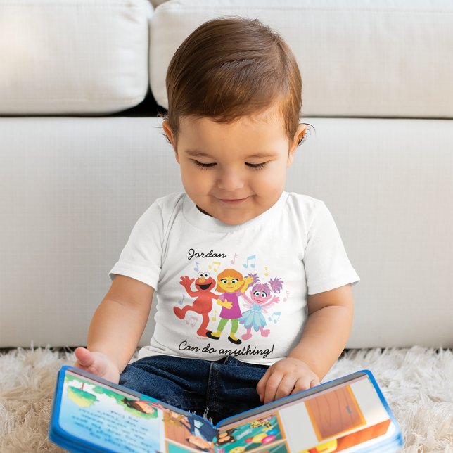 Sesamstraße | Julia, Elmo & Abby Dancing Baby T-shirt (Von Creator hochgeladen)