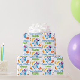 Sesamstraße Keksmonster Food Truck Geschenkpapier