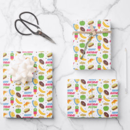 Sesamstraße Keksmonster Food Truck Geschenkpapier Set