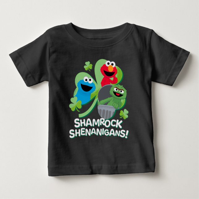 Sesamstraße | Kleeblatt Shenanigans! Baby T-shirt (Vorderseite)