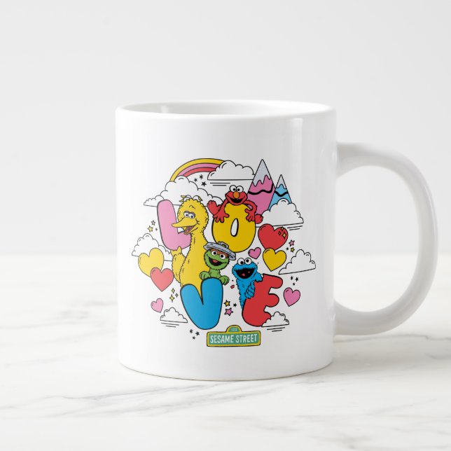 Sesamstraße | LIEBE Jumbo-Tasse (Rechts)