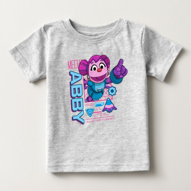 Sesamstraße | Mecha Builders Abby Cadabby Baby T-shirt (Vorderseite)