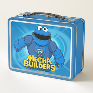 Sesamstraße   Mecha Builders Cookie in Aktion Metall Brotdose
