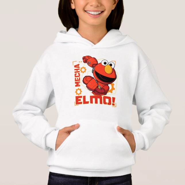 Sesamstraße | Mecha Builders Elmo Design Hoodie (Vorderseite)