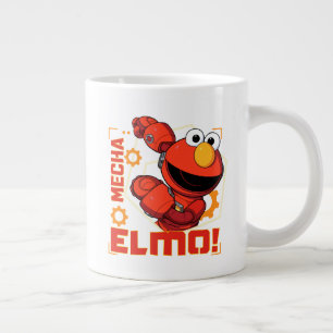 Sesamstraße   Mecha Builders Elmo Design Jumbo-Tasse
