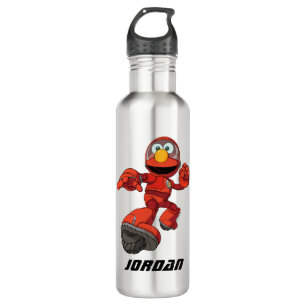 Sesamstraße   Mecha Builders Elmo   Name hinzufüge Edelstahlflasche