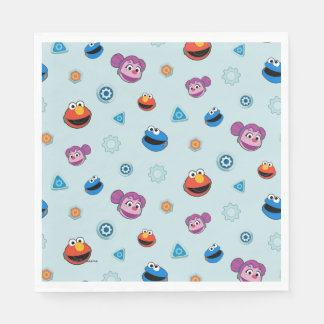 Sesamstraße | Mecha Builders gegenüber Muster Serviette