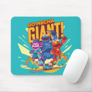 Sesamstraße   Mecha Builders Go Mecha Riese! Mousepad