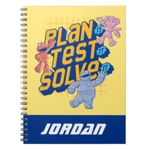 Sesamstraße Mecha Builders Name hinzufügen Notizblock