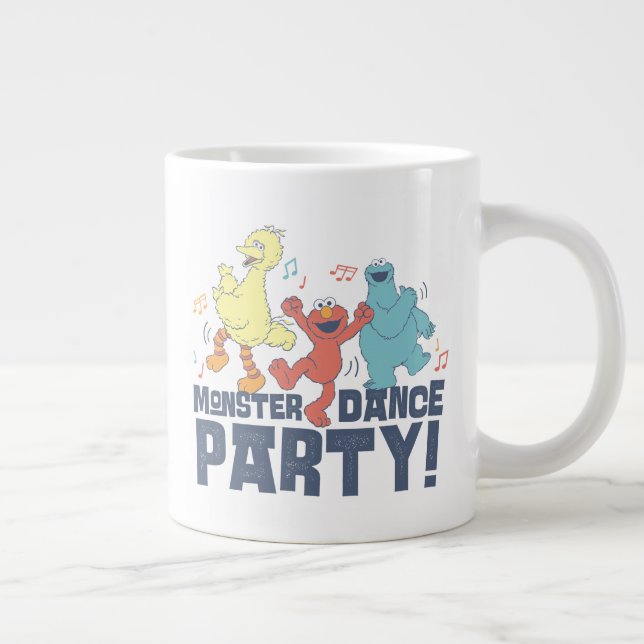 Sesamstraße | Monster Dance Party Jumbo-Tasse (Rechts)
