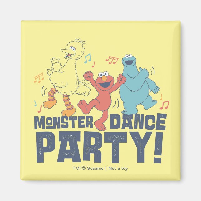 Sesamstraße | Monster Dance Party Magnet (Vorne)