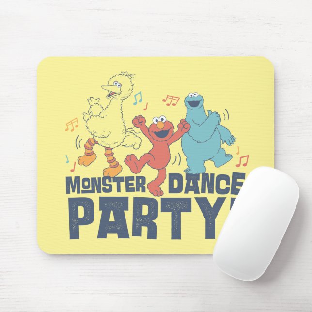 Sesamstraße | Monster Dance Party Mousepad (Mit Mouse)
