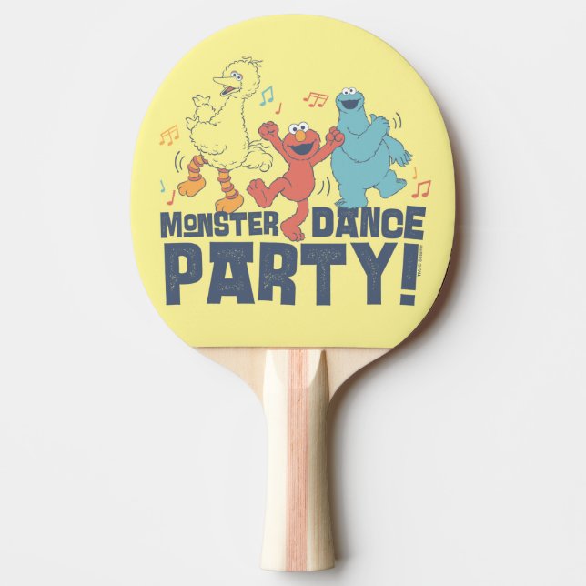 Sesamstraße | Monster Dance Party Tischtennis Schläger (Vorderseite)