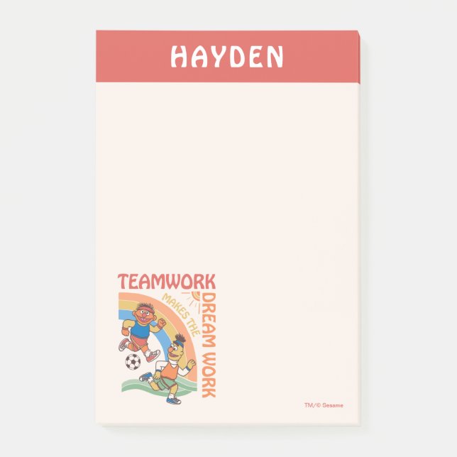 Sesamstraße | Name hinzufügen Post-it Klebezettel (Vorderseite)