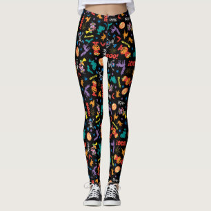 Sesamstraße Niedliches Halloween-Muster Leggings