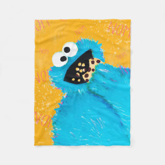Sesamstraße | Nom Nom Cookie Monster Fleecedecke