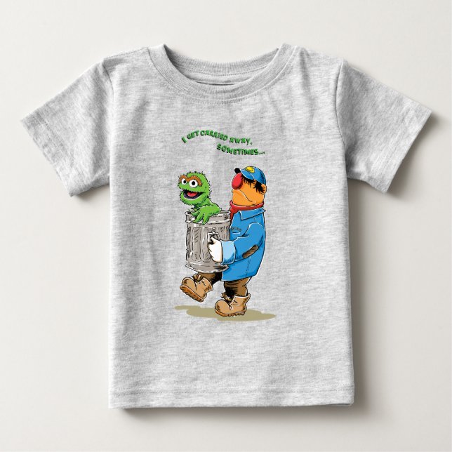 Sesamstraße | Oscar & Bruno der Müllmann Baby T-shirt (Vorderseite)